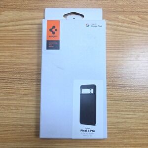 Spigen Google Pixel 8 Pro Case [Liquid Air] Shockproof Slim Cover Black ACS06311